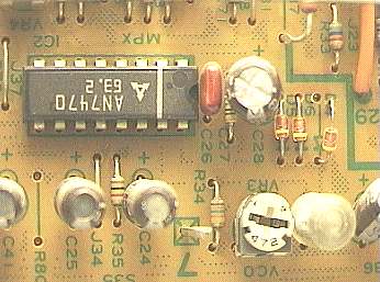 AN7470 Stereo - Decoder Baustein mit Beschaltung